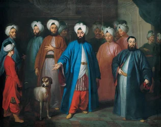 Mehmed Said Efendi und sein Gefolge, 1740er Jahre