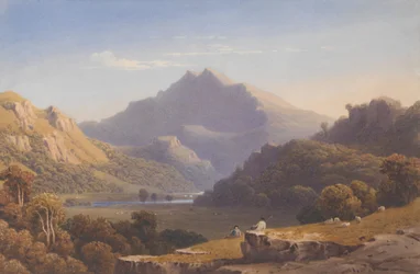 Snowdon vom Llyn Nantlle, Nordwales, 1832