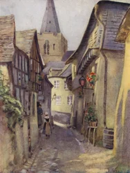 Eine alte Straße in St. Goar