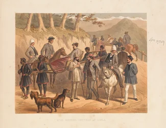Verwundete Offiziere in Simla, 1857