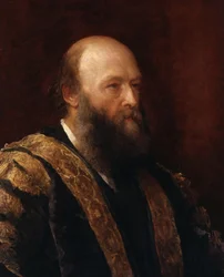 Porträt von Robert Gascoyne-Cecil, 3. Marquess of Salisbury (1830-1903)