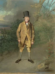 Porträt eines Gärtners aus Bramham Park, Yorkshire, ca. 1822