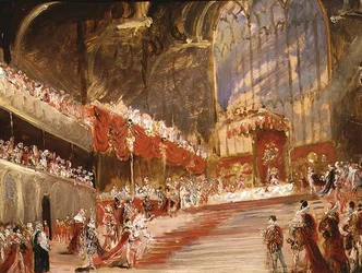 Die Krönung von König George IV
