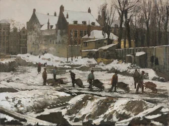 Baustelle in Amsterdam