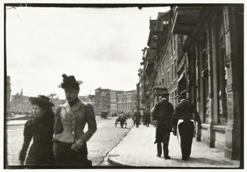 Straßenansicht vom Rokin in Amsterdam