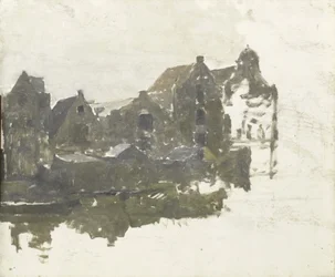 Lagerhäuser auf den Teertuinen auf dem Prinseneiland, Amsterdam
