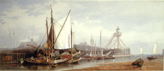 Niederländischer Fischereihafen