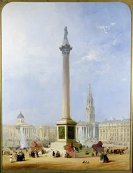 Geplante Ansicht des Trafalgar Square, 1844