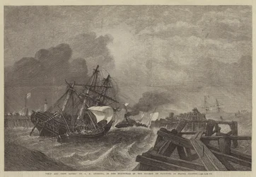 Schiff und Besatzung gerettet, in der Ausstellung der Gesellschaft der Aquarellmaler