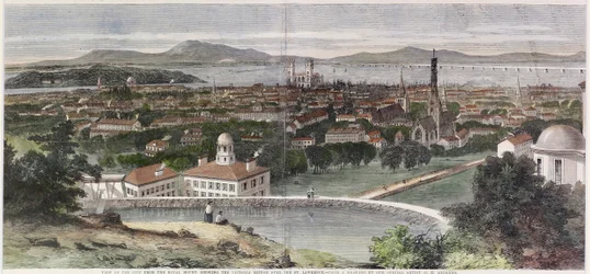 Ansichten der Stadt Montreal, Kanada Ost