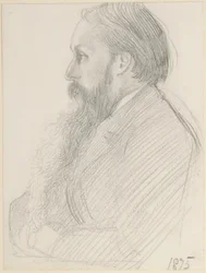 Porträt von Edward Burne-Jones, 1875