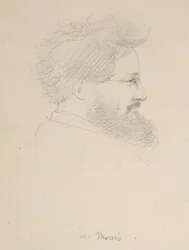 Porträt von William Morris, ca. 1875