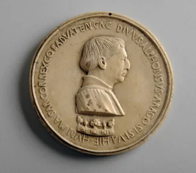 Gipsmedaillon