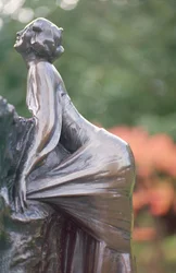 Wendy, Detail der Statue von Peter Pan, 1912 (Bronze) (Detail)