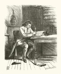 Illustration für Ein neues Gleichnis, im Stil von Swift