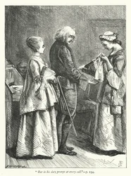 Illustration für Das verlassene Dorf (Gravur)