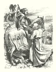 Die Abreise des Pilgers