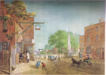 Tottenham Village im Jahr 1822