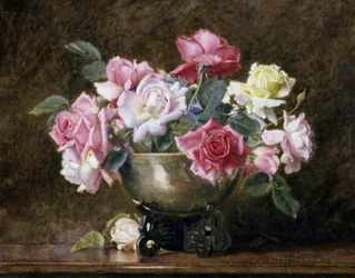 Rosen. Gemälde von George Lawrence Bulleid (1858-1933) Privatsammlung.
