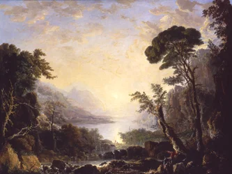 Komposition, Italienische Landschaft, 1846