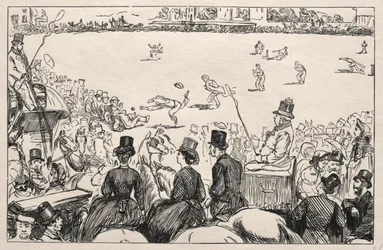 Universitäts-Cricket-Match bei Lords