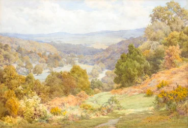 Der Wye unterhalb der Kerne-Brücke