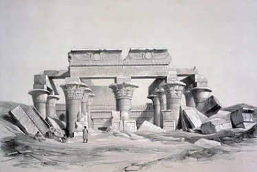 Koom-Ombos, Ägypten, 1843