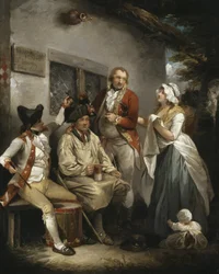 Rekrutierung eines Soldaten, ca. 1790
