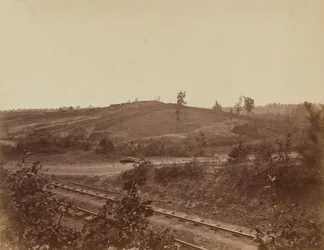 Schlachtfeld in Atlanta, 1864