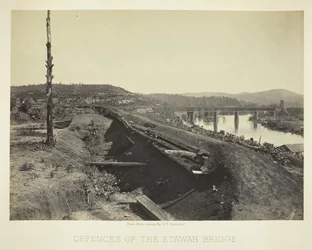 Verteidigungen der Etawah-Brücke, 1866