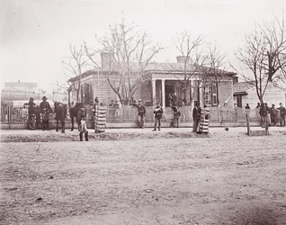 Hauptquartier von General Sherman oder Thomas, Chattanooga, ca. 1864