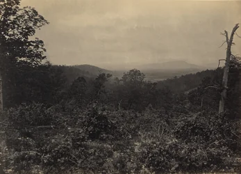 Szene am Missionary Ridge während Shermans Angriff