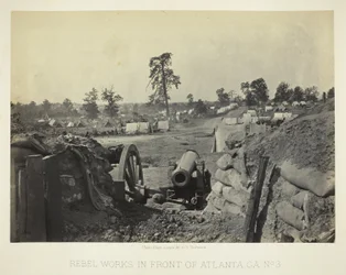 Rebellenwerke vor Atlanta, GA, Nr. 3