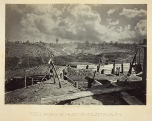 Rebellenwerke vor Atlanta, GA, Nr. 5