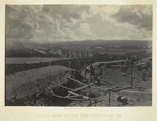 Südliches Ufer des Chattahoochie, Ga., 1866