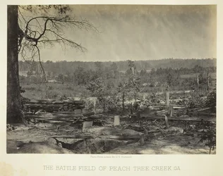 Das Schlachtfeld von Peach Tree Creek, Ga., 1864-66