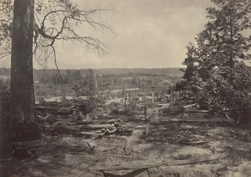 Das Schlachtfeld von Peach Tree Creek, Georgia