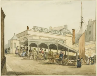 Das Austernfrauen-Schuppen an der Bristol Bridge