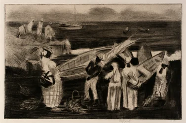 Boote und Einheimische