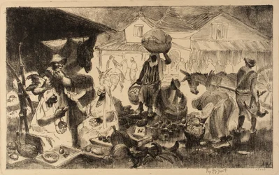 Markt in Haiti