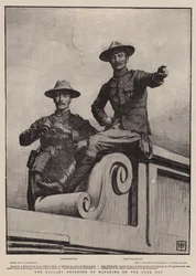 Der tapfere Verteidiger von Mafeking auf der Hut