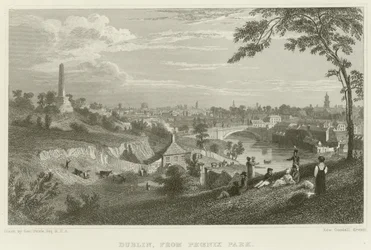 Dublin vom Phoenix Park aus