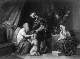 Der Engel, der mich von allem Übel erlöst hat, segne die Jungen, um 1840