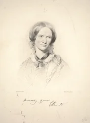 Charlotte Brontë, graviert von Walker & Boutall