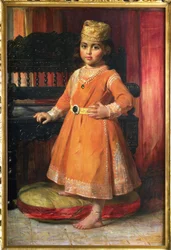 Porträt von Prinz Albert, ältester Sohn des Maharaja Duleep Singh, 1870