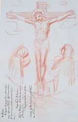 Studie der Kreuzigung, ca. 1857