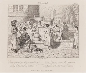 Gemüse waschen, Heming, c.1821