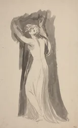 Eine Studie von Miranda für "Der Sturm"