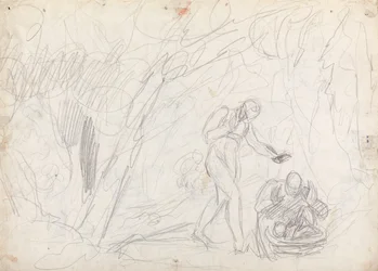 Die Verlassenheit und Rettung von Perdita aus "Das Wintermärchen" (Verändert, aber nicht gefälscht)