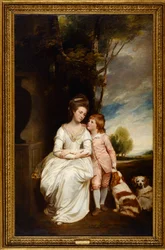 Anne Gräfin von Albemarle und ihr Sohn